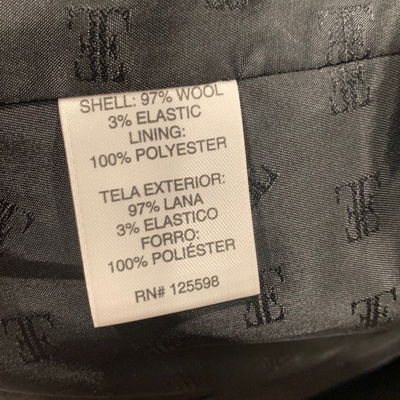 Ellen Tracy size 8 classic black one button blazer - Picture 8 of 9